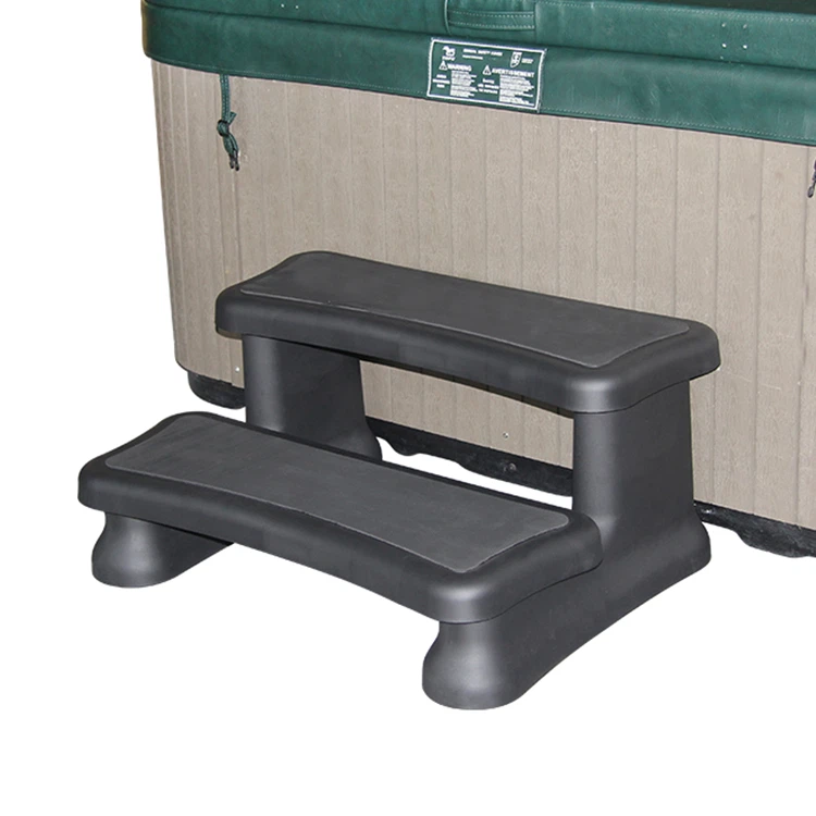 Outdoor spa step