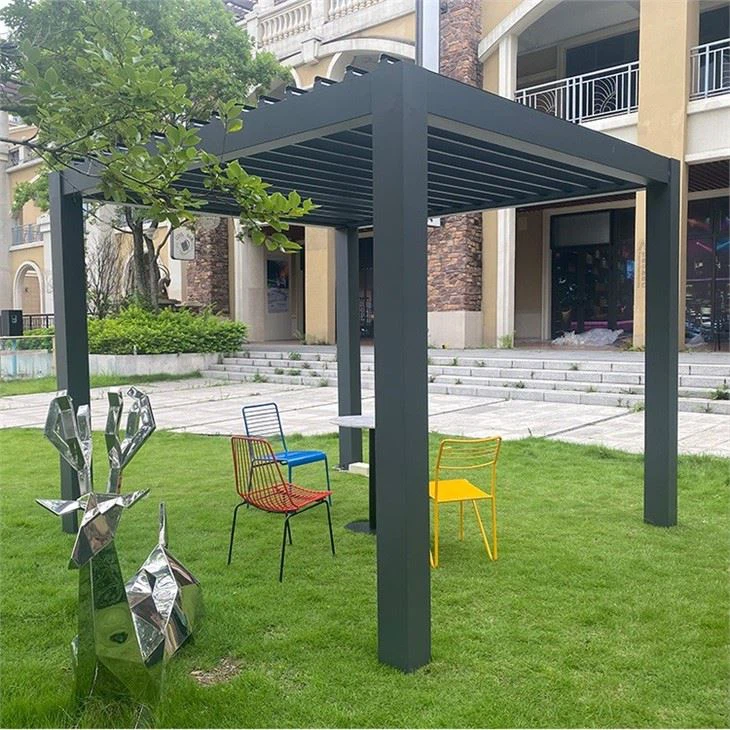 Heavy Duty Double Layer Louvre Electric Louvered Pergola