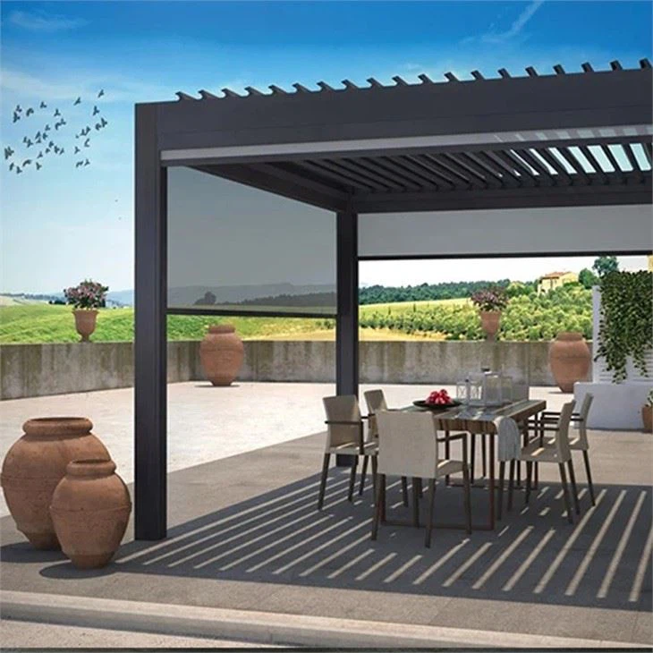 Heavy Duty Double Layer Electric Louvered Pergola