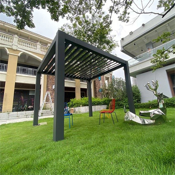 Heavy Duty Double Layer Louvre Electric Louvered Pergola