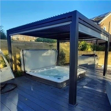 Aluminum Hot Tub Louver Pergola