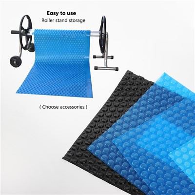 Bubble Pool Solar Cover With Roller