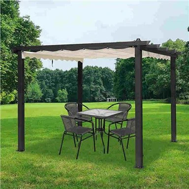 Pergola With Retractable Canopy
