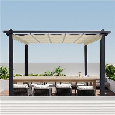 Retractable Canopy Garden Gazebo