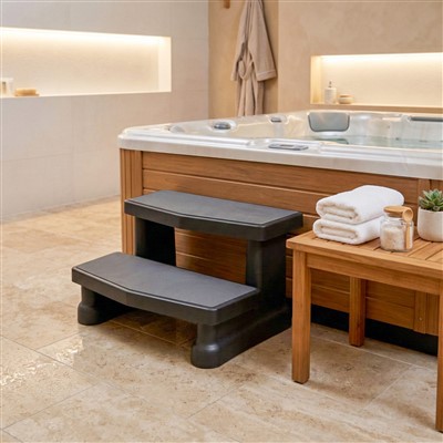 Spa Steps – Tool-Free Installation Anti-Slip Steps for Safe Access to Your Spa