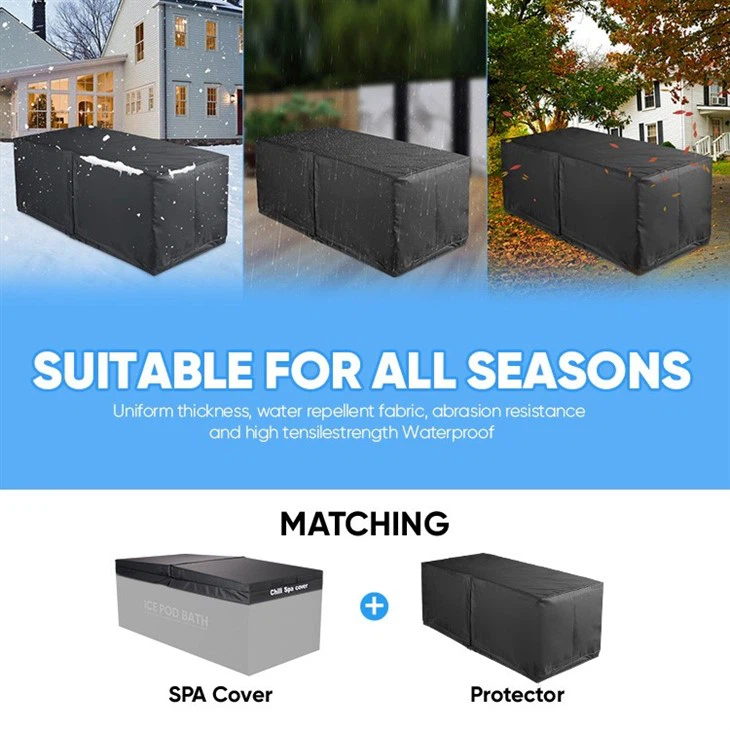 Square Outdoor Spa Bathtub Protector